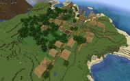 A naturally large village (Image via Minecraft)